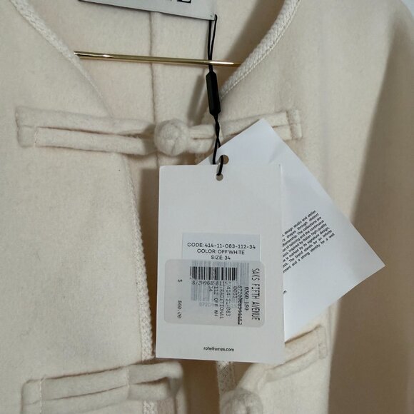 Róhe Double-Wool & Cashmere Jacket - NWT - 34 - Picture 3 of 8